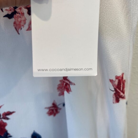 NWT Coco & Jaimeson Sleeveless Floral Dress Knee Length Spring Summer Sz Small - Picture 5 of 13